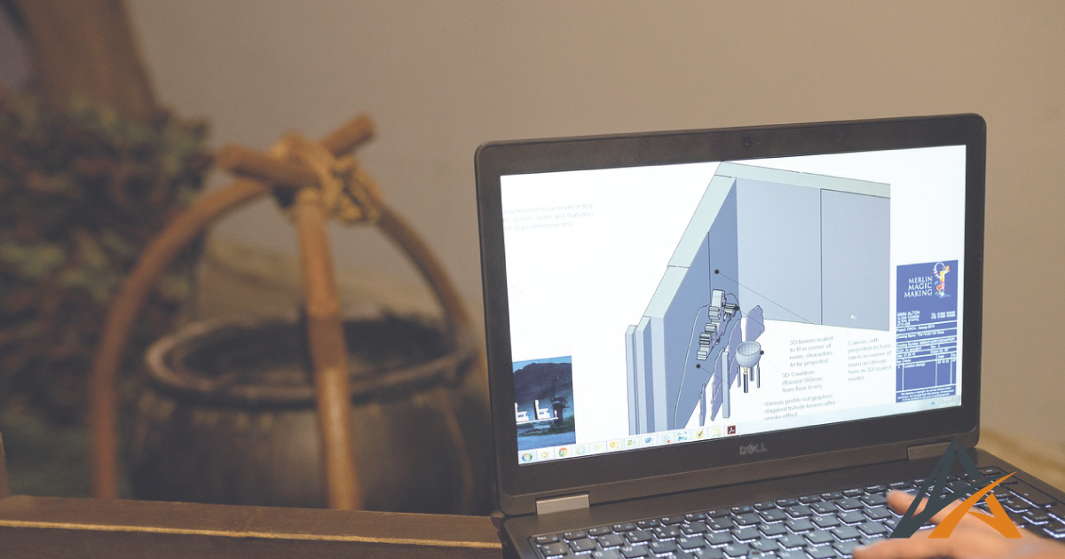 Écran d'ordinateur présentant un logiciel de modélisation 3D de structure pour une formation en génie civil